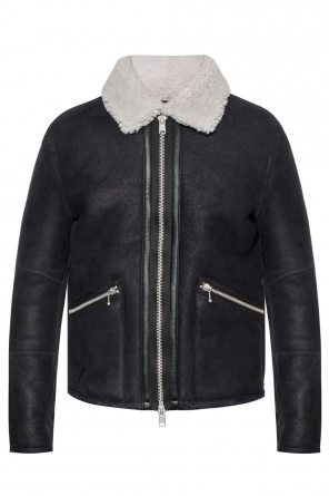 ‘vaider’ fur-trimmed jacket, zdjęcie 1 ‘vaider’ fur-trimmed jacket od AllSaints